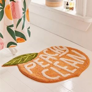Peachy Clean Bath Mat - Peach